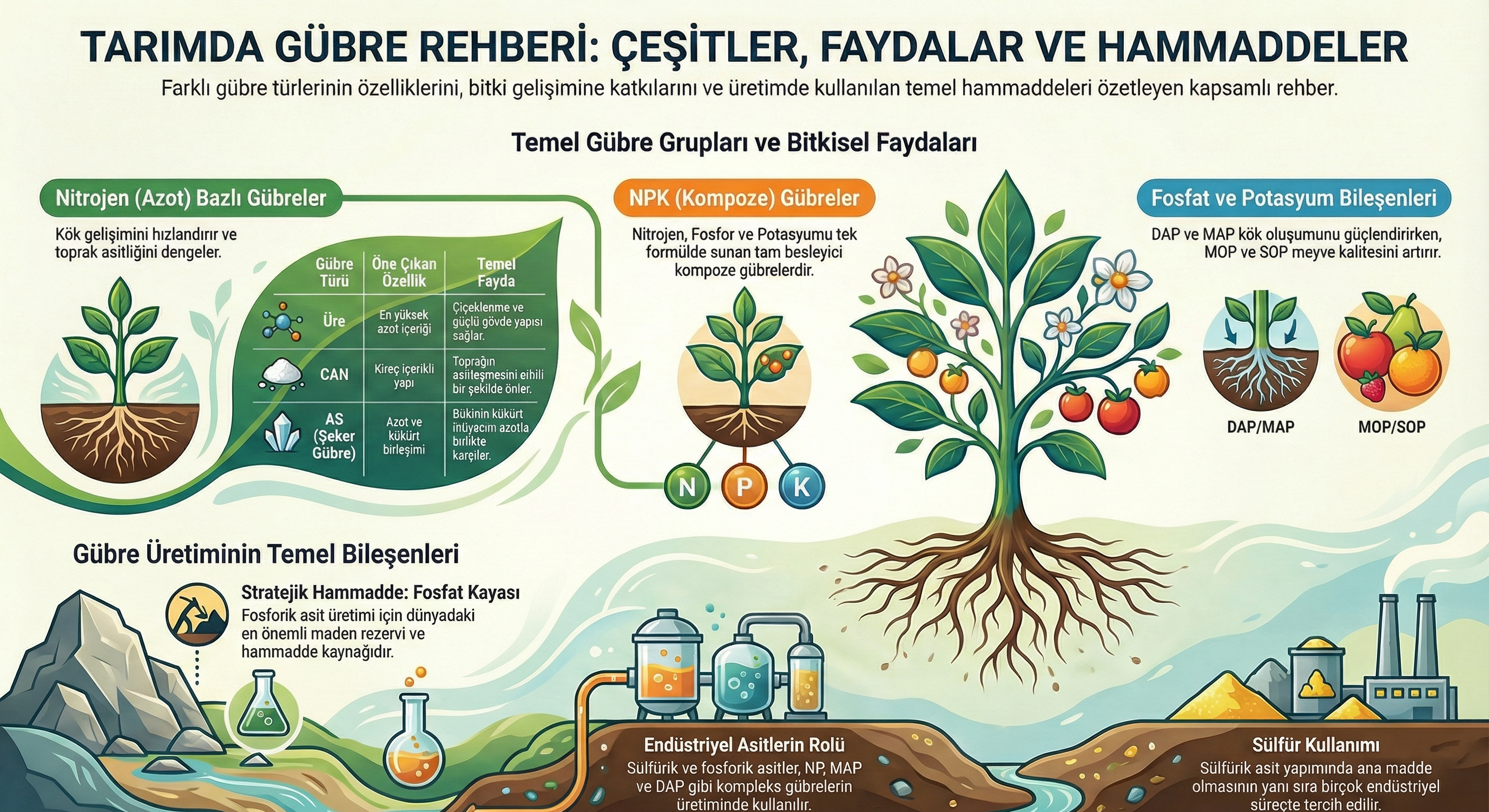 Tarımda Gübre Rehberi